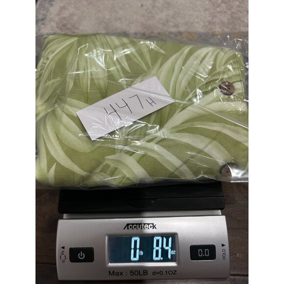 La Cabaña Palm Leaf Button Up Shirt Green Sz Small Short Sleeve Beach Resort - Picture 9 of 9